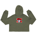 Best Fit Zombie Bear Crop Hoodie