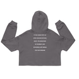Believe In Yourself - Best Fit Crop Hoodie